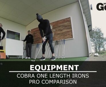 Cobra One Length Irons Review - Big hitter comparison test