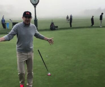 Bloodline Putter (that stands on its own) in action