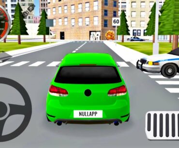 Driving School Simulator Car 3D 2020 - Fast Volkswagen Golf GTI 6 Android Gameplay iOS