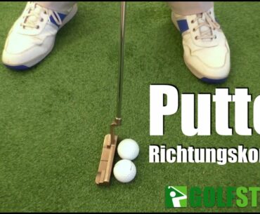 Putt-Training: Richtungskontrolle beim Putten - Golf-Übung