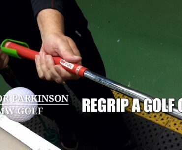 Regripping a Golf Club with Pure Grip | Golf Lessons & Custom Golf Clubs