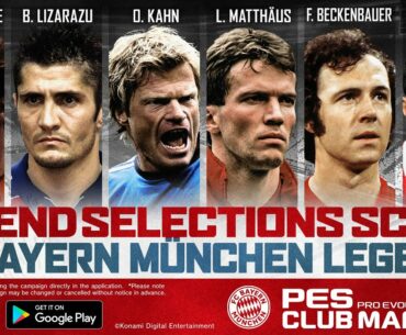 PES Club Manager – Association Recruitment, Legend, POTM Selections Scout, Trainer Contact
