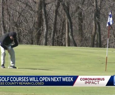 Most golf courses can open April 24