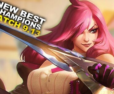 New Best Champions for Patch 9.13 Season 9 for Climbing in EVERY ROLE