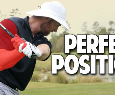 Right Elbow In Golf Downswing Drill - PERFECT POSITION!