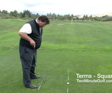 Golf Terms - Square Stance