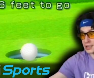 Okay Wii Sports, that's not right... (Golf Platinum Putting)