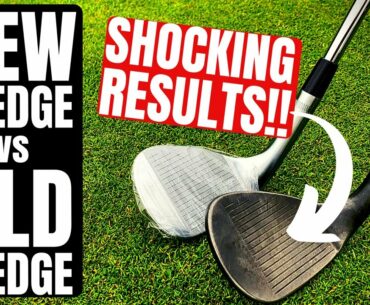 BRAND NEW WEDGE vs 9 MONTH OLD WEDGE... SHOCKING SPIN RESULTS!!!
