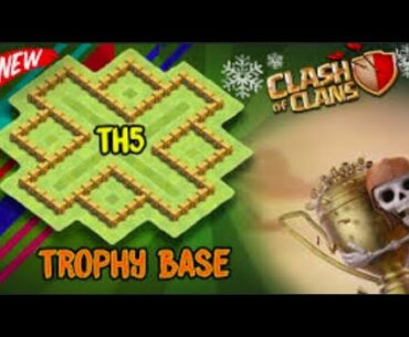 Town Hall 5 Hybrid Base Design - Clash of Clans