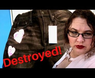 dumpster diving hack: Old Navy destroyed $2,000 in clothes, how did I fix them?