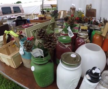 Flea Market Buying Adventures - Antiques - Farm Implements and Golf Balls?!