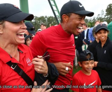 Emotional Tiger Woods relives Masters victory in interview with CBS' Jim Nantz -...