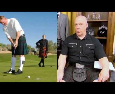 Can you golf in a kilt?