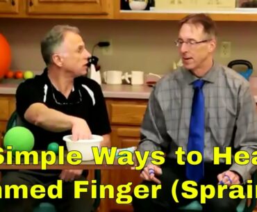 3 Simple Ways to Heal a Sprained Finger. (Jammed Finger)