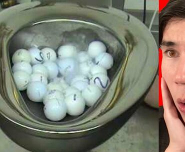 EXPERIMENT: WILL IT FLUSH? - GOLF BALLS!