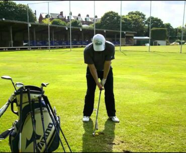 Striking The Golf Ball From the Ground and Taking a Divot