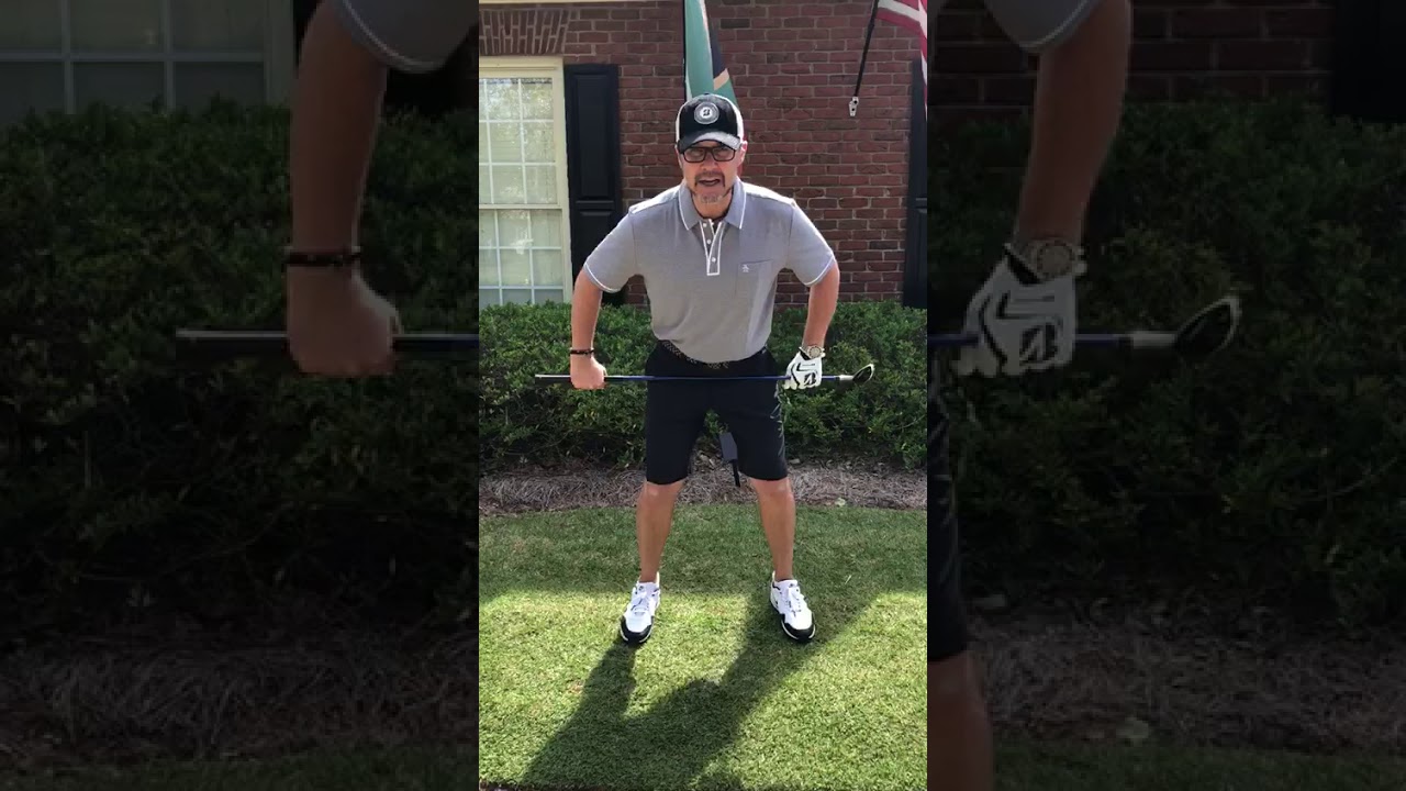 At-Home Golf Drill to Improve Stance and Posture At-Home Golf Drill to Improve Stance and Posture