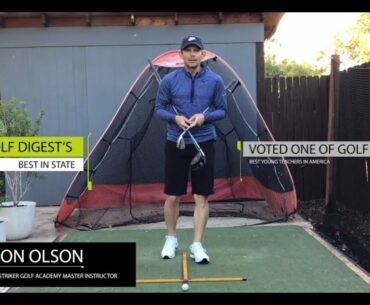 Ball Striking Tip "Position at Setup" | Easy Ways to Practice at Home