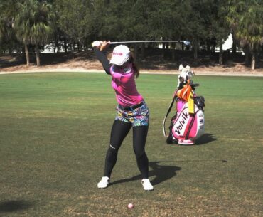 PORNANONG PHATLUM 120fps SLOW MOTION FACE ON IRON GOLF SWING 2015 CME CHAMPIONSHIP 1080p HD
