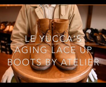 レユッカス Y18911mod レースアップブーツ スエード Atelier別注 サイズ42【1876】