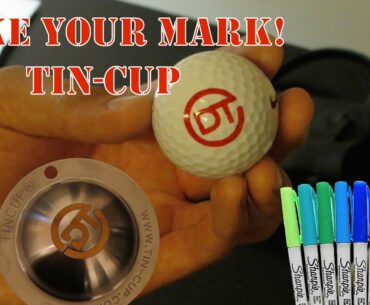 Make Your Mark! ~ Custom Golf Ball Logos (Tin-Cup)