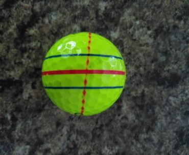 18 April 2020   Golf Ball Allignment Marks - Callaway vs Titleist and Taylor Made