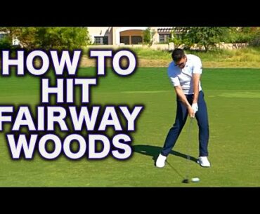 HOW TO HIT FAIRWAY WOODS | STOP TOPPING THE GOLF BALL