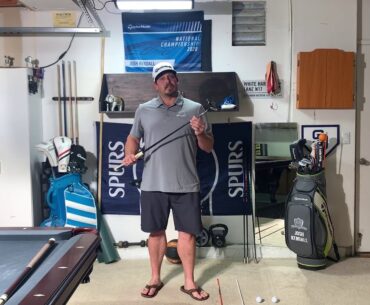 Getting back to golf - 4/21/20 Putting “eyes over the ball”