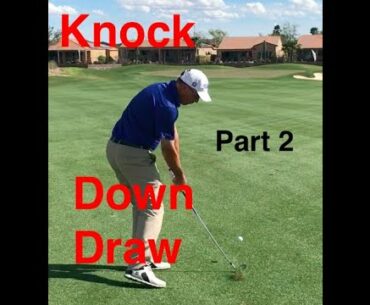 How to hit a low golf shot into the wind. Knock Down Shot. Part 2. GOLF LIKE A CHAMPION!