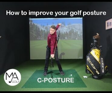 How to improve your golf posture - C-Posture