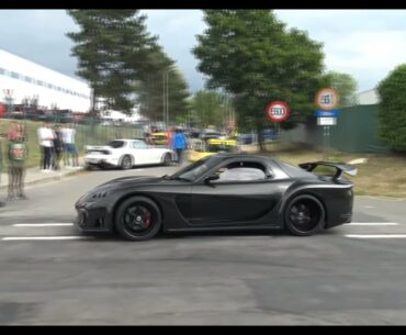Tuners leaving car show 2019
