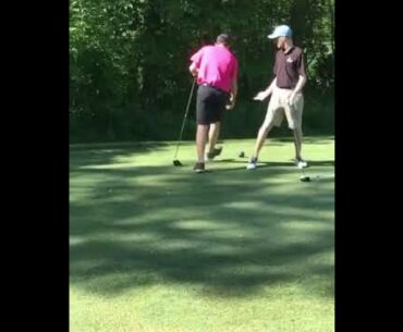 Golf Rules - Deliberately Moving the Tee Markers