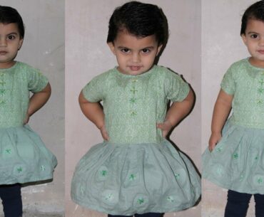 Baby Frock | Hand Embroidery | Healthy Activity during Lock-down | Eid dress for baby | I CAN DO IT