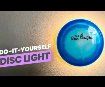 Make Your Own Wall-mount Disc Golf LED Light for Under $10