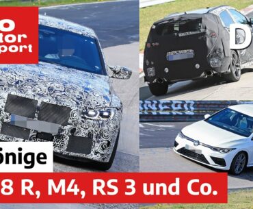 VW Golf 8 R, BMW M4, Audi RS 3 und Co.: 7 spannende Erlkönige im Frühjahr | auto motor und sport