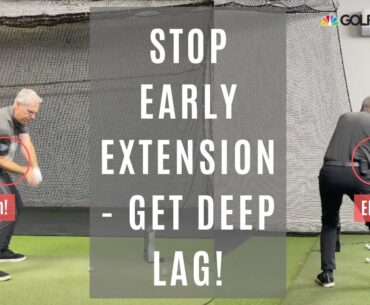 STOP EARLY EXTENSION 👌AND GET DEEP LAG 👍WITHOUT THINKING!!🙏 Golf Academy with Shawn Clement 🔥