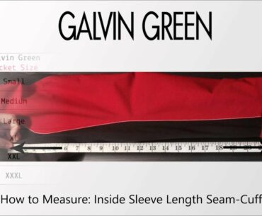 Galvin Green Size Guide: Waterproof Jackets and Trousers