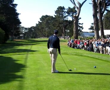 Tiger Woods and Michael Jordan at Harding Park, San Francisco