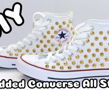 DIY Studded Converse All Stars