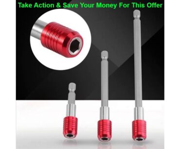 Top "Shank Extension For Dill Screwdriver 150mm) 1/4"" 100mm Bit Magnetic Holder   Hex Release Hold