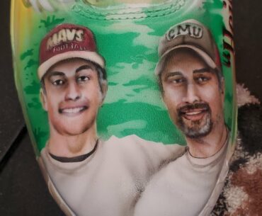 Airbrushing Portraits on Nike Golf Shoes