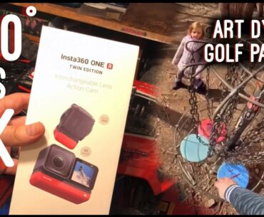 Insta360 One R - 360° Module vs 4K Module - Art Dye disc golf park