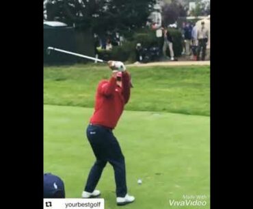 Hi deli Matsuyama amazing slow motion golf swing #Subscribe & #HitTheBell