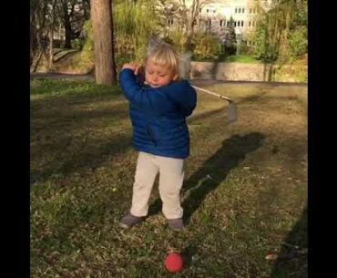 Slo mo golf swing!