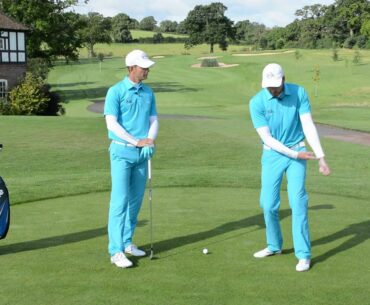 STOP HANGING BACK AND SLICING THE GOLF BALL