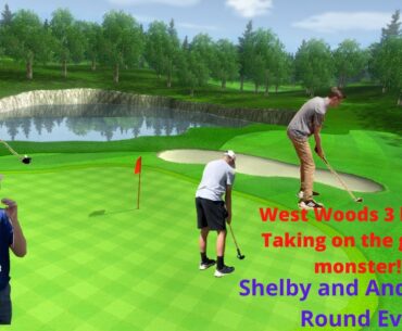 Mulligan Men Take on 3 Holes @ West Woods Best Round of golf for Shelby and Andy!?
