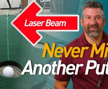 CAN A LASER HELP OUR TERRIBLE PUTTING? | MarkTech Laser Putter Unboxing and Review