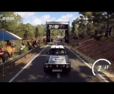 dirt 2.0 probamos el Volkswagen golf mk2 gti 16v