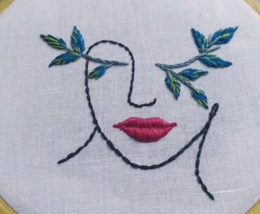 Embroidery Challenge #11 Female Line Embroidery For Beginners || Let's Explore