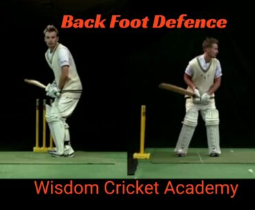 Back Foot Defence